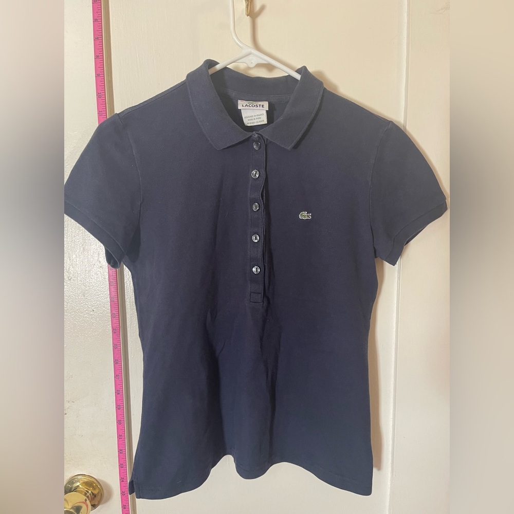 Lacoste Navy Blue Polo